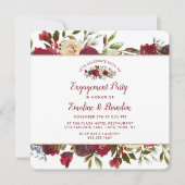 ミストレートマナーレッズ祝婚約パーティ 招待状 (正面)