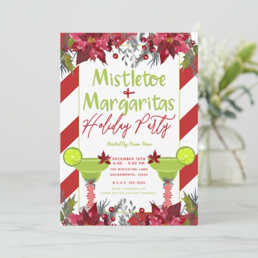 ミストレートー&マルガリタスホリデーパーティフィエスタ 招待状 (スタンド正面)