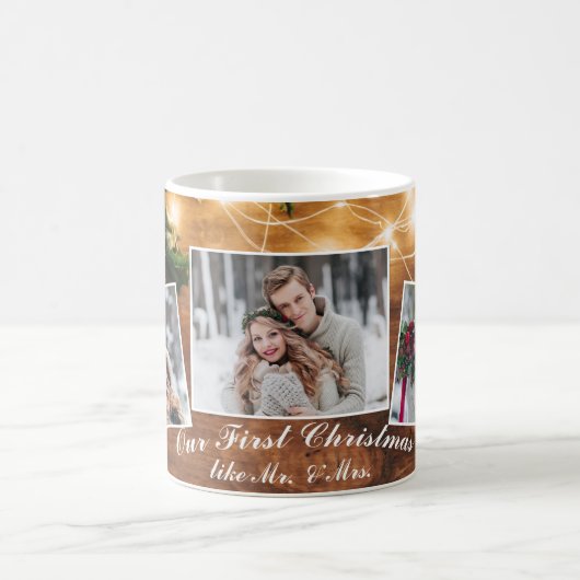 ミストレ素朴ートウッドクリスマスホリデー コーヒーマグカップ (中央)