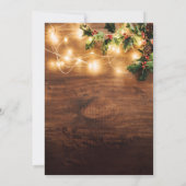 ミストレ素朴ー企業のトクリスマスホリデーパーティー 招待状 (裏面)