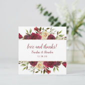 ミストレ結婚トーマナーズラブ感謝していアンドスクエア サンキューカード (スタンド正面)