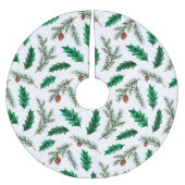 ミストレ葉トーパイン枝 ブラッシュドポリエステルツリースカート (正面)