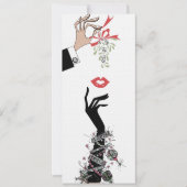 ミストレ・ミシュチ1950年代イラストレーションファッション 案内状 (正面)