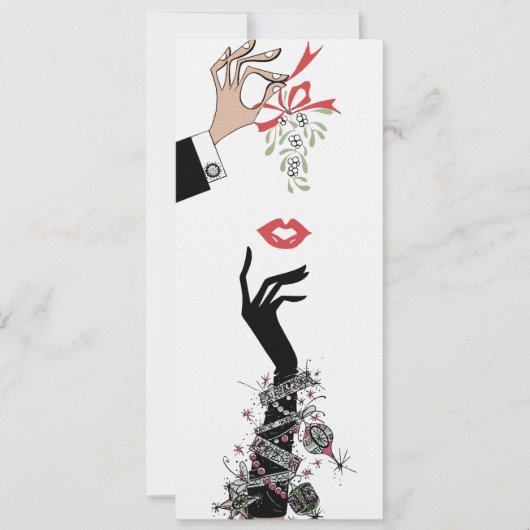 ミストレ・ミシュチ1950年代イラストレーションファッション 案内状 (正面)