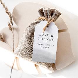 ミスト結婚の感謝 ギフトタグ