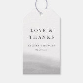 ミスト結婚の感謝 ギフトタグ (正面)