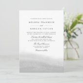 ミスト結婚式招待状 招待状 (スタンド正面)