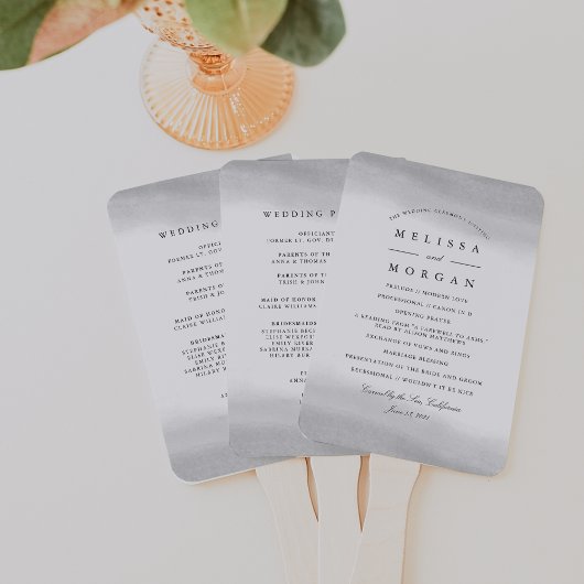 ミスト結婚式 プログラム ハンドファン