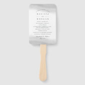 ミスト結婚式 プログラム ハンドファン (正面)