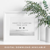 ミスト |の結婚ハッシュタグ記号 ポスター