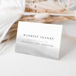 ミスト |エレガントグ淡い色のレイ水色サンキューカード