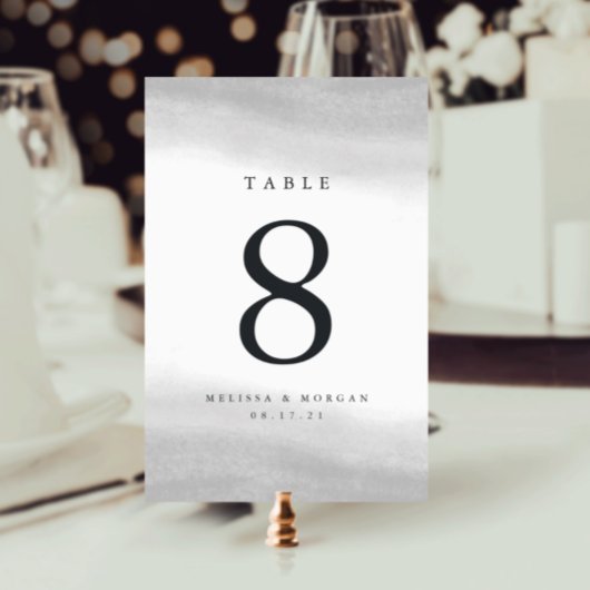 ミスト |テーブパーソナライズされたル番号カード テーブルナンバー