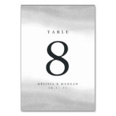 ミスト |テーブパーソナライズされたル番号カード テーブルナンバー (正面)