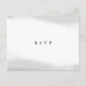 ミストRSVPポストカード(食事の選択あり) インビテーションポストカード (正面)