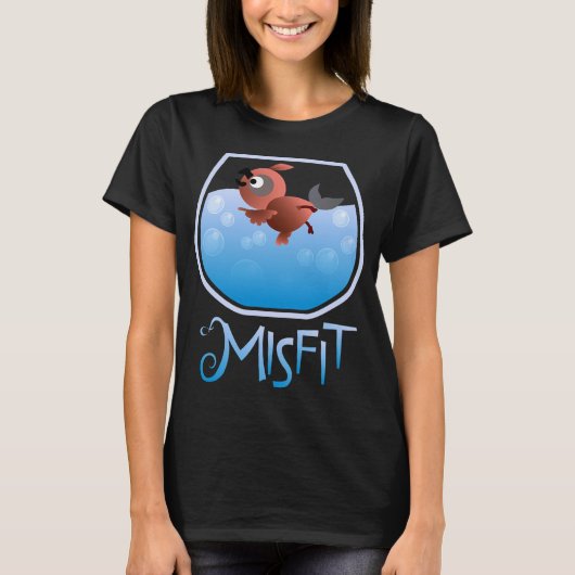 ミスフィッツ - Swimming Bird Tシャツ (正面)