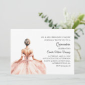 ミスペインのクインズプリンセス15th誕生日パーティー 招待状 (スタンド正面)