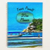 ミスマロイ魚釣りボート写真コラージュ0346 プランナー手帳 (正面)