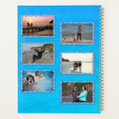 ミスマロイ魚釣りボート写真コラージュ0346 プランナー手帳 (裏面)