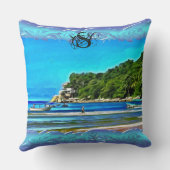 ミスマロイ魚釣りボート0346 クッション (裏面)