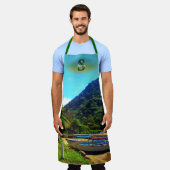 ミスマロヤボート川0350 エプロン (着用した状態)