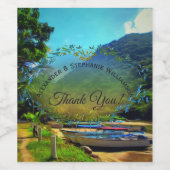 ミスマロヤボート川0350 ワインラベル (シングルラベル)