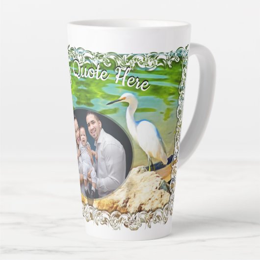 ミスマローヤリバー上のファミリークレーン0335 カフェラテマグ (右アングル)