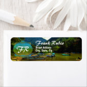 ミスマローヤリバー魚釣りボート0344アドレス ラベル (インサイチュ)