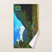 ミスマローヤリバー魚釣りボート0344 バスタオルセット (ハンドタオル)