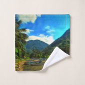 ミスマローヤリバー魚釣りボート0344 バスタオルセット (ウォッシュタオル)