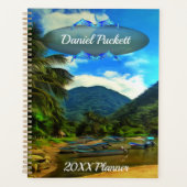 ミスマローヤリバー魚釣りボート0344 プランナー手帳 (正面)