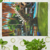 ミスマローヤ川0331 キッチンタオル (折り畳み)