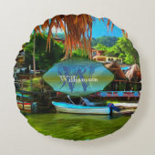 ミスマローヤ川0331 ラウンドクッション (正面)