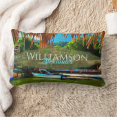 ミスマローヤ川0331 ランバークッション (ブランケット)