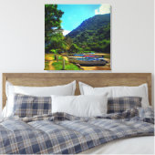 ミスマローヨットオンザリバー0350アート キャンバスプリント (インサイチュ (寝室))