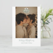 ミスルトーの下でキスを クリスマス ホリデーカード (スタンド正面)