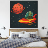 ミスル完全に死んでいなマン キャンバスプリント (インサイチュ (寝室))