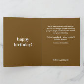 ミスワンダフル 1歳の誕生日カード カード (内部)