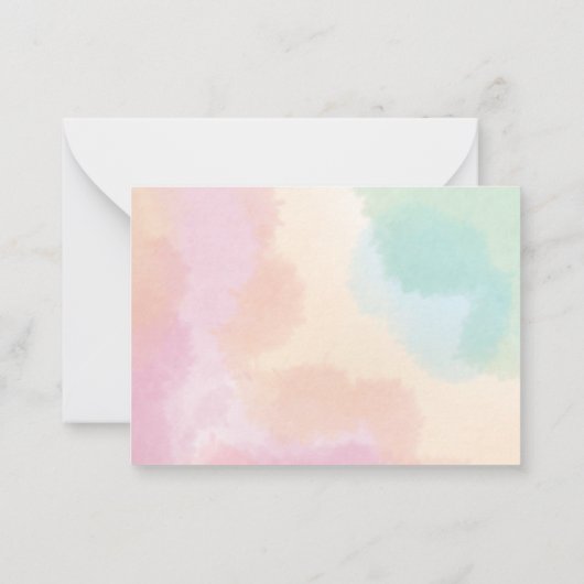 ミス素晴らしの感動的引用文 ノートカード (裏面)