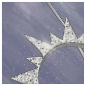 ミス魅力的ティック | Silver Moon Stars Sun Amulet ファブリック (見本)