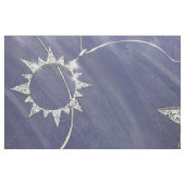 ミス魅力的ティック | Silver Moon Stars Sun Amulet ファブリック (ファットクウォーター)