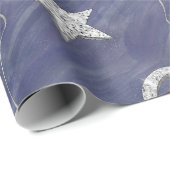 ミス魅力的ティック | Silver Moon Stars Sun Amulet ラッピングペーパー (ロールコーナー)