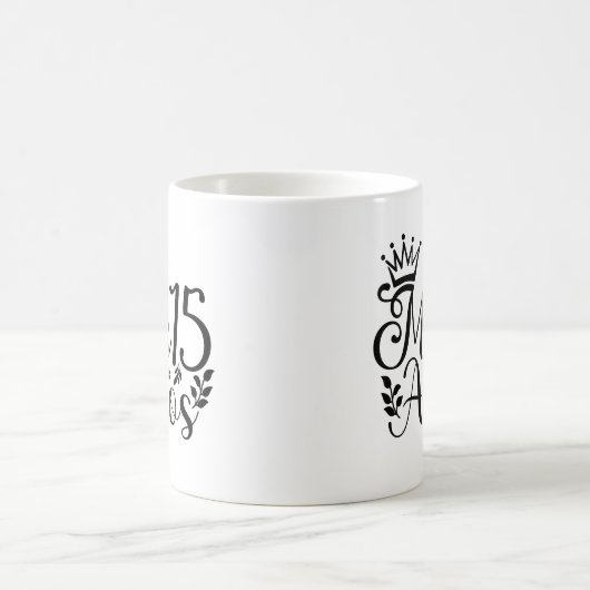 ミス15アノスキンセアニェラ15誕生日 コーヒーマグカップ (中央)