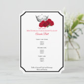 ミス・アメリカ・シルバー・クラウン・ローズ・アワード・ボール・プログラム 招待状 (スタンド正面)