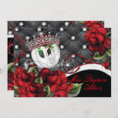 ミス キンセ アニョスとスウィート 16 招待状 (正面/裏面)