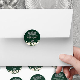 ミス キンセ アニョス ティアラとローズ グリーン キンセアニェラ ラウンドシール