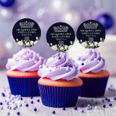 ミス キンセ アニョス ティアラとローズ ブルー キンセアニェラ ラウンドシール