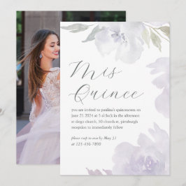 ミス・キンセ・フローラル 15歳の誕生日 クインセアニェーラの写真 招待状