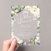 ミス・クリンス | バタフライフローラキンセアニラスペインの アクリル招待状 (インサイチュ (ポータブル))