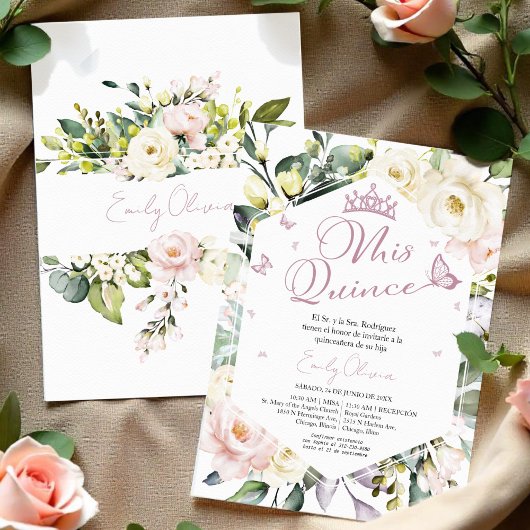 ミス・クリンス | バタフライフローラキンセアニラスペインの 招待状
