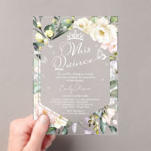 ミス・クリンス | バタフライボホフローラキンセアニラ アクリル招待状 (インサイチュ (ポータブル))